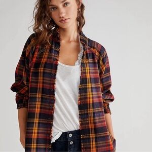 We The Free Summer Daydream Plaid Buttondown